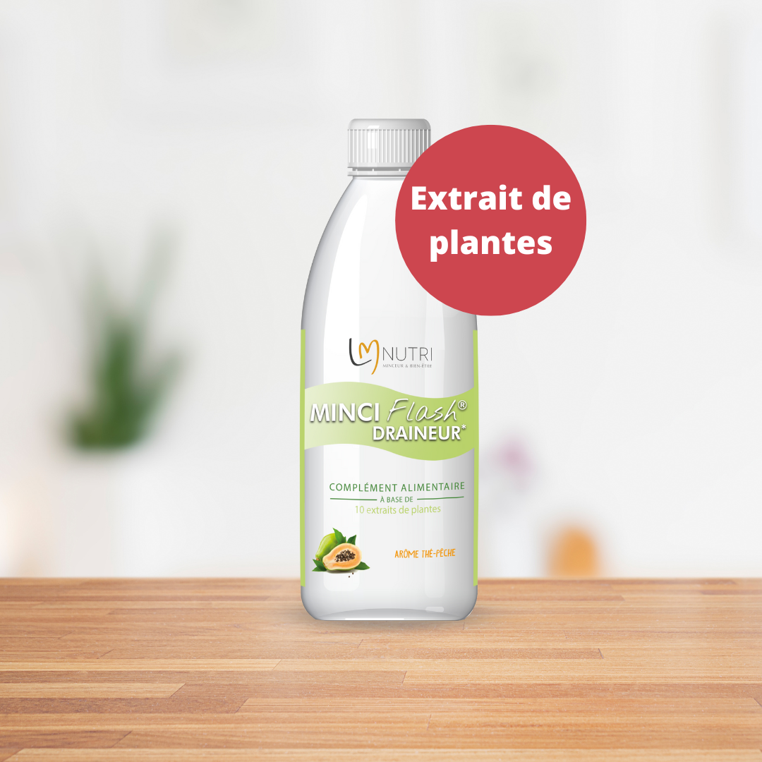 Draineur minci flash extrait de plantes